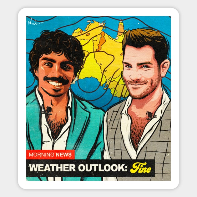 Weather Outlook: Feeling Fine Sticker by nordacious